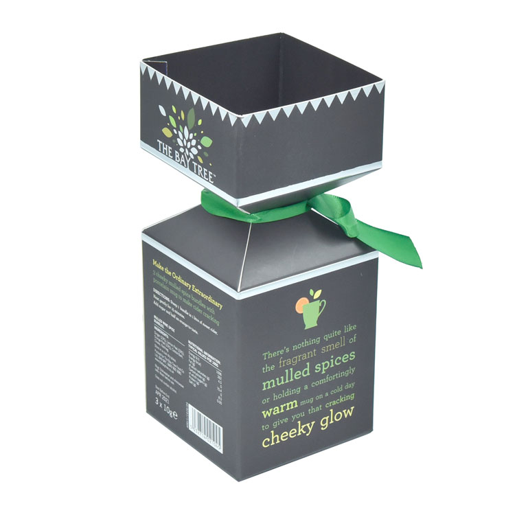 Scellon OPP Taper Top Fold Tiger Tier Cover Liquor Pancake Misportation Boîtes d'emballage en carton imprimées