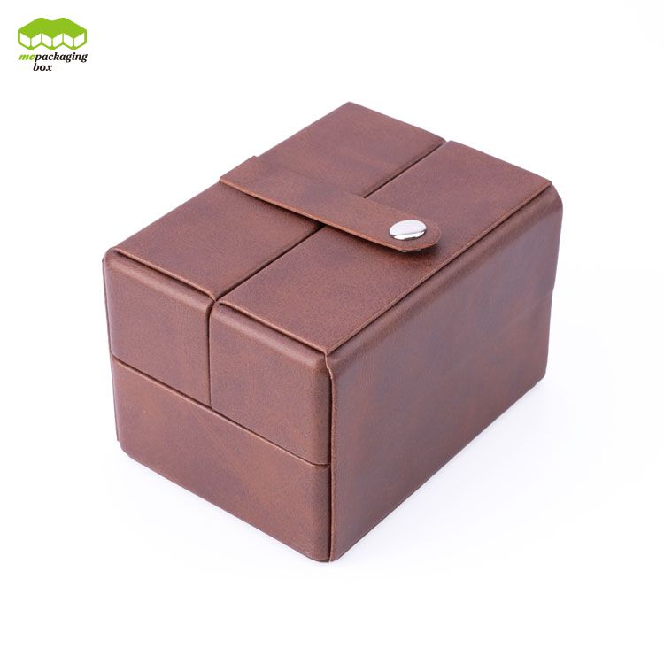 Boîte de montre personnalisée avec logo OEM de luxe, boîte d'emballage cadeau pour montre automatique