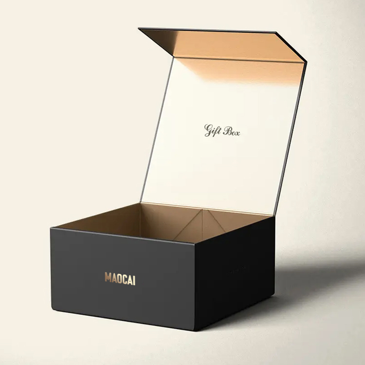 Boîte cadeau magnétique rigide recyclable personnalisé