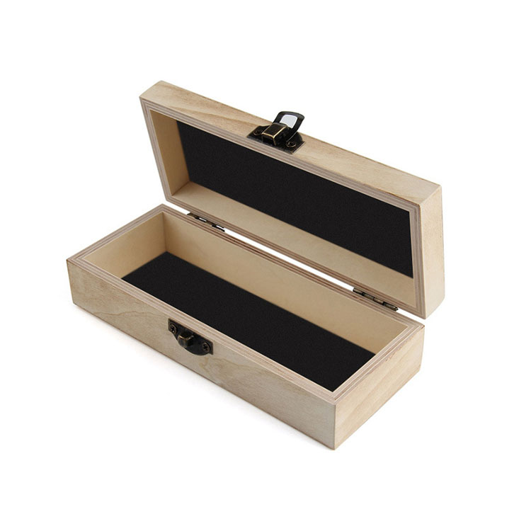 Cadeau en bois articulé avec un couvercle de verre en bois Cuisttes de verres à grains