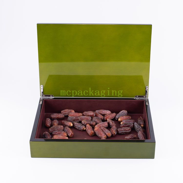 Boîte en bois Usine de luxe personnalisée Custom PEINTE BOIDE BOIDE ENVIRAINE GUANGDONG