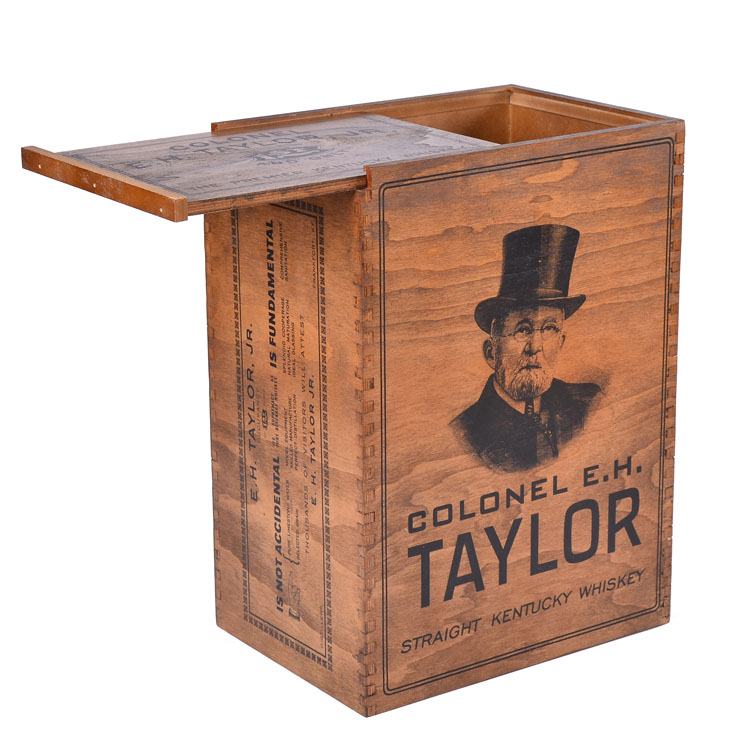 Tag Fourth Clamhell Windows Barels Blackbeard's Hinges Bar Glossi US Based Warehouse Shopping Boîte de vin en bois