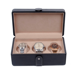 Bois de luxe unique pour personnalisé avec boîtes d'affichage, fentes pour montres, emballage de rangement noir personnalisé 6 et boîte de montre en bois