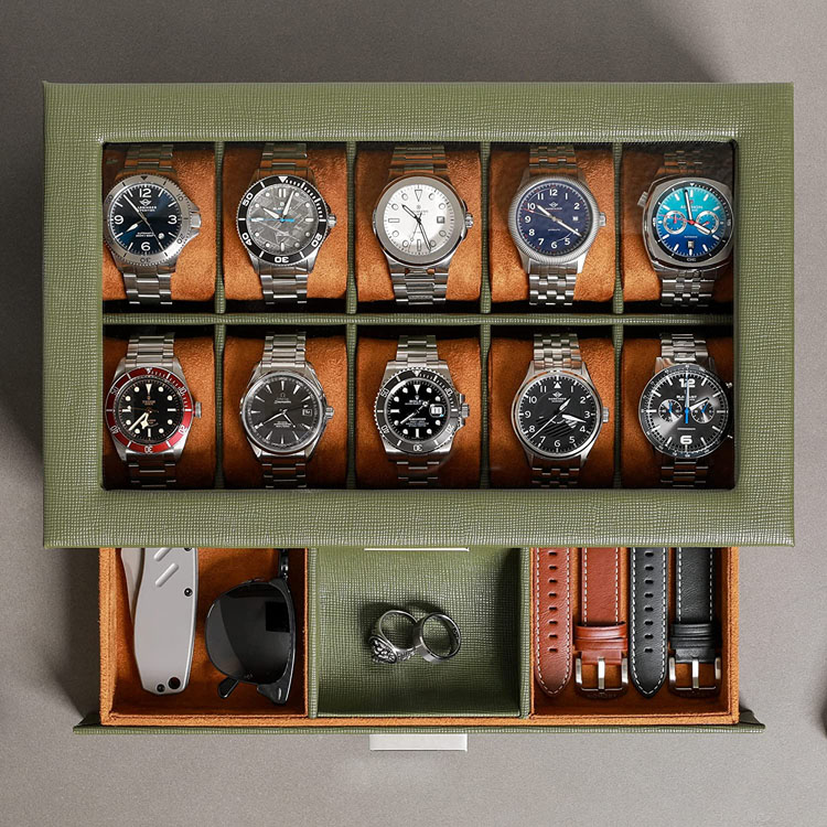 Boîtes de présentation de montre en bois, coffret de montres, boîte de montre en bois de luxe