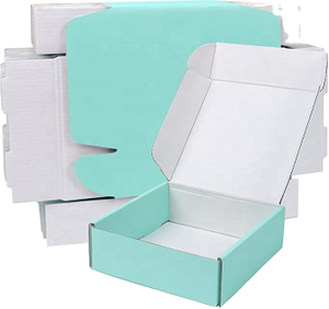 Boîtes d'expédition rose logo personnalisées pour sweats à capuche Boîte à cartons ondulés pliables