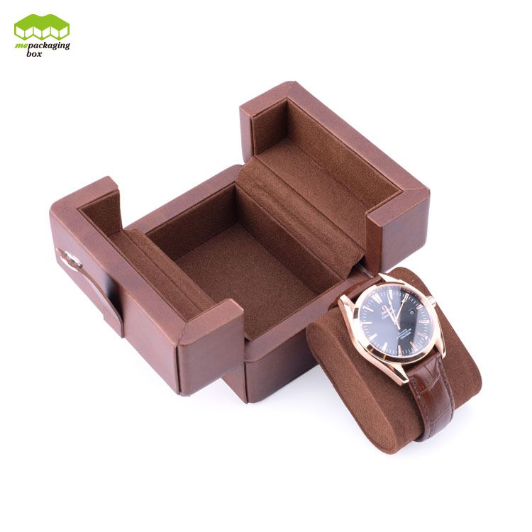 Boîte de montre personnalisée avec logo OEM de luxe, boîte d'emballage cadeau pour montre automatique