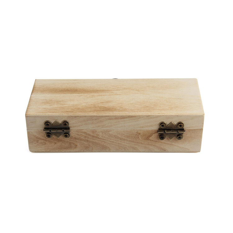 Cadeau en bois articulé avec un couvercle de verre en bois Cuisttes de verres à grains