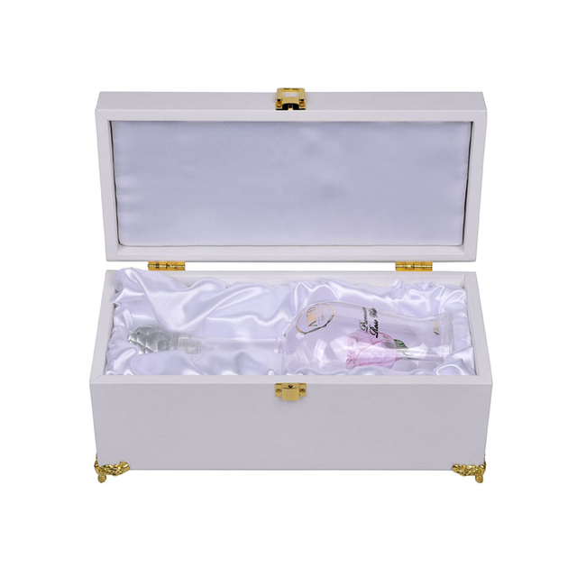 Gift Wine Boîtes en bois pour 3 bouteilles faites à la main