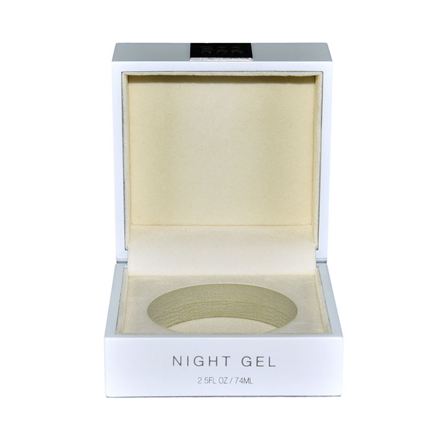 Paint Matte White Matte en acier inoxydable Laser Gravé Perfume haut de gamme Perfume Emballage