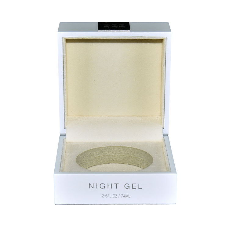 Paint Matte White Matte en acier inoxydable Laser Gravé Perfume haut de gamme Perfume Emballage